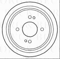 Borg & Beck BBR7241 - Tambor de freno