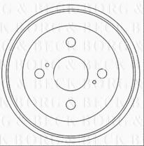 Borg & Beck BBR7246 - Tambor de freno