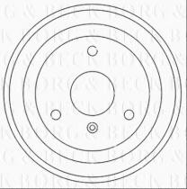 Borg & Beck BBR7248 - Tambor de freno