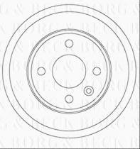 Borg & Beck BBR7257 - Tambor de freno