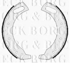 Borg & Beck BBS6007 - Juego de zapatas de frenos