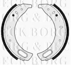 Borg & Beck BBS6014 - Juego de zapatas de frenos