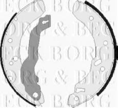 Borg & Beck BBS6015 - Juego de zapatas de frenos