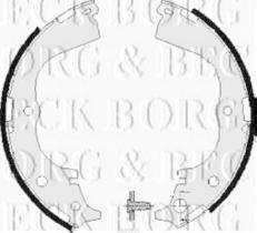 Borg & Beck BBS6018 - Juego de zapatas de frenos