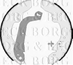 Borg & Beck BBS6037 - Juego de zapatas de frenos