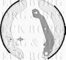 Borg & Beck BBS6045 - Juego de zapatas de frenos