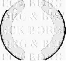 Borg & Beck BBS6052 - Juego de zapatas de frenos