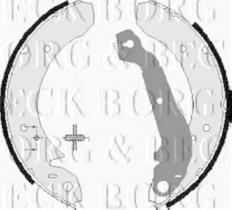Borg & Beck BBS6053 - Juego de zapatas de frenos