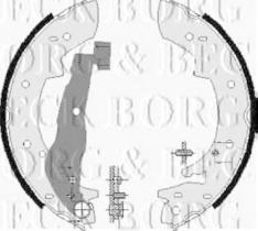 Borg & Beck BBS6057 - Juego de zapatas de frenos
