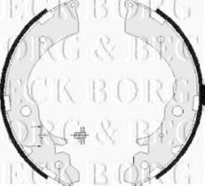 Borg & Beck BBS6071 - Juego de zapatas de frenos