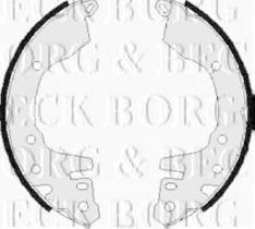 Borg & Beck BBS6072 - Juego de zapatas de frenos
