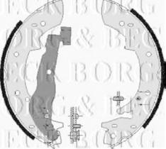 Borg & Beck BBS6074 - Juego de zapatas de frenos