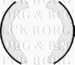 Borg & Beck BBS6081 - Juego de zapatas de frenos