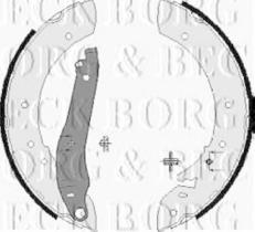 Borg & Beck BBS6087 - Juego de zapatas de frenos