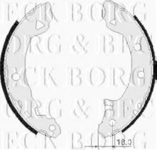 Borg & Beck BBS6103 - Juego de zapatas de frenos