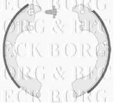 Borg & Beck BBS6122 - Juego de zapatas de frenos