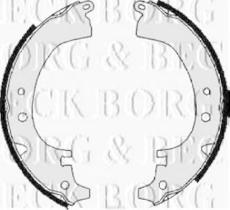 Borg & Beck BBS6124 - Juego de zapatas de frenos
