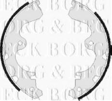 Borg & Beck BBS6132 - Juego de zapatas de frenos