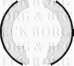 Borg & Beck BBS6133 - Juego de zapatas de frenos