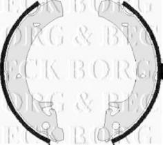 Borg & Beck BBS6133 - Juego de zapatas de frenos