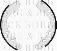 Borg & Beck BBS6152 - Juego de zapatas de frenos