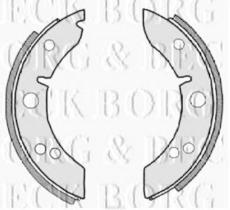Borg & Beck BBS6154 - Juego de zapatas de frenos