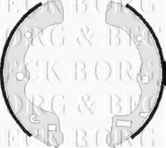 Borg & Beck BBS6167 - Juego de zapatas de frenos