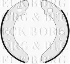 Borg & Beck BBS6174 - Juego de zapatas de frenos