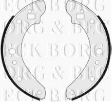 Borg & Beck BBS6174 - Juego de zapatas de frenos