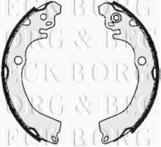 Borg & Beck BBS6179 - Juego de zapatas de frenos