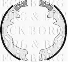 Borg & Beck BBS6186 - Juego de zapatas de frenos
