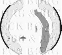 Borg & Beck BBS6198 - Juego de zapatas de frenos