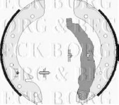 Borg & Beck BBS6207 - Juego de zapatas de frenos