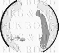 Borg & Beck BBS6210 - Juego de zapatas de frenos