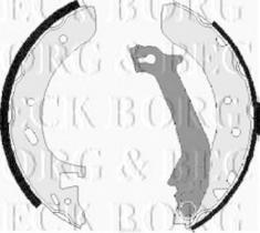 Borg & Beck BBS6216 - Juego de zapatas de frenos