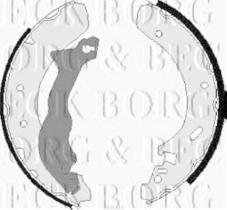 Borg & Beck BBS6224 - Juego de zapatas de frenos