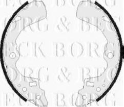 Borg & Beck BBS6236 - Juego de zapatas de frenos