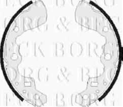 Borg & Beck BBS6237 - Juego de zapatas de frenos