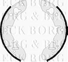 Borg & Beck BBS6247 - Juego de zapatas de frenos