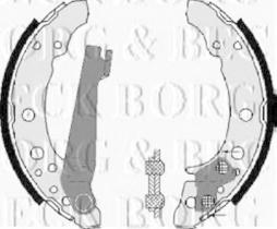 Borg & Beck BBS6248 - Juego de zapatas de frenos