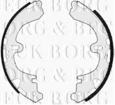 Borg & Beck BBS6249 - Juego de zapatas de frenos