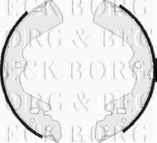 Borg & Beck BBS6250 - Juego de zapatas de frenos
