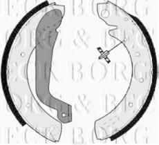 Borg & Beck BBS6258 - Juego de zapatas de frenos