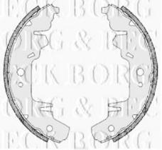 Borg & Beck BBS6263 - Juego de zapatas de frenos