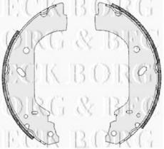 Borg & Beck BBS6265 - Juego de zapatas de frenos