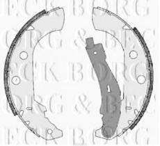 Borg & Beck BBS6268 - Juego de zapatas de frenos