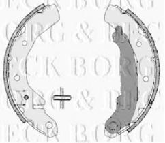 Borg & Beck BBS6270 - Juego de zapatas de frenos