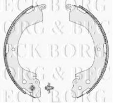 Borg & Beck BBS6281 - Juego de zapatas de frenos