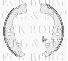 Borg & Beck BBS6294 - Juego de zapatas de frenos