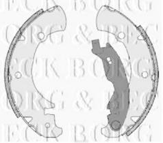 Borg & Beck BBS6302 - Juego de zapatas de frenos